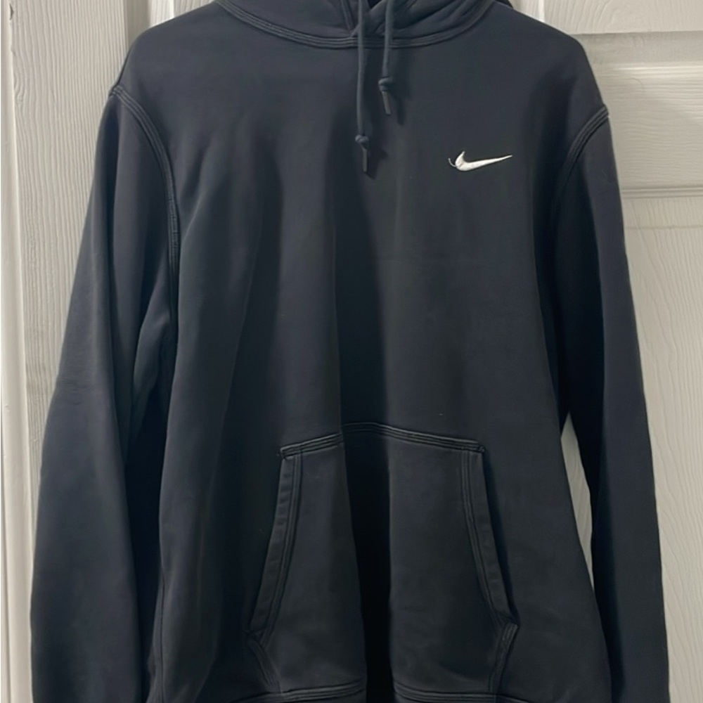 Nike Black and Gray Hoodie